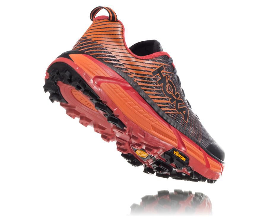 Tenis Trail Hoka One One Feminino Pretas/Vermelhas - Evo Mafate 2 - 628-BZOWSC